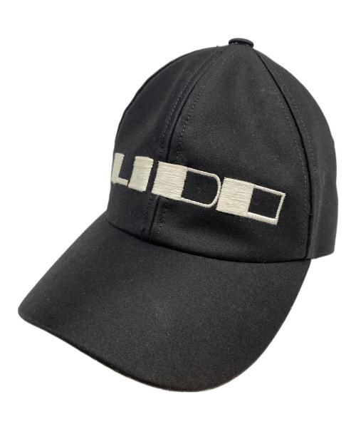 RICK OWENS（リックオウエンス）RICK OWENS (リックオウエンス) BASEBALL CAP ブラック サイズ:Mの古着・服飾アイテム