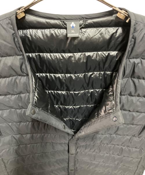 mont-bell（モンベル）mont-bell (モンベル) スペリオダウン ラウンドネックベスト ブラック サイズ:XLの古着・服飾アイテム