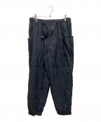 and wanderアンドワンダー）の古着「Octa fluffy pants」｜ブラック