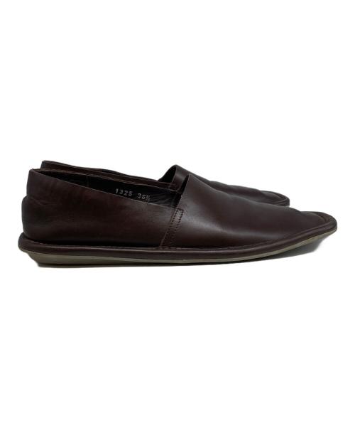 PRADA SPORTS（プラダスポーツ）PRADA SPORTS (プラダスポーツ) レザースリッポン ブラウン サイズ:26  1/2の古着・服飾アイテム