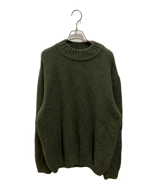 STAY HUMAN ON EARTH（STAY HUMAN ON EARTH）STAY HUMAN ON EARTH (STAY HUMAN ON EARTH) ニット グリーン サイズ:Lの古着・服飾アイテム
