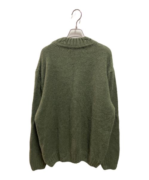 STAY HUMAN ON EARTH（STAY HUMAN ON EARTH）STAY HUMAN ON EARTH (STAY HUMAN ON EARTH) ニット グリーン サイズ:Lの古着・服飾アイテム
