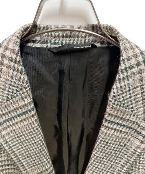ERMENEGILDO ZEGNA（エルメネジルド・ゼニア）ERMENEGILDO ZEGNA (エルメネジルド・ゼニア) シルクカシミヤジャケット ブラウン サイズ:46の古着・服飾アイテム