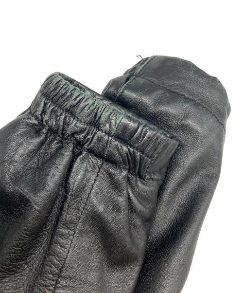 ARMANI COLLEZIONI（アルマーニ コレツィオーニ）ARMANI COLLEZIONI (アルマーニ コレツィオーニ) 00's シングルライダースジャケット ブラック サイズ:48の古着・服飾アイテム