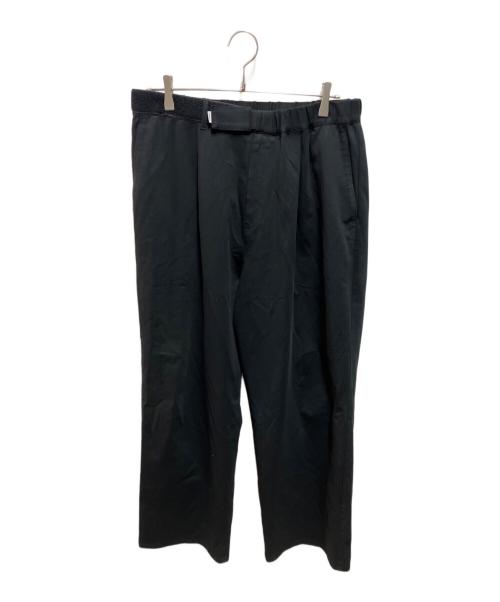 Graphpaper（グラフペーパー）Graphpaper (グラフペーパー) Compact Ponte Wide Chef Pants ブラック サイズ:FREEの古着・服飾アイテム