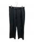 Graphpaper（グラフペーパー）の古着「Compact Ponte Wide Chef Pants」｜ブラック