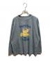 45R（フォーティファイブ・アール）の古着「ドンキーカレッジプリントの908長袖Tシャツ」｜インディゴ