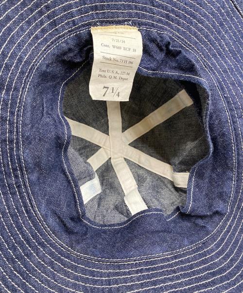 BUZZ RICKSON'S（バズリクソンズ）BUZZ RICKSON'S (バズリクソンズ) HAT, WORKING, DENIM インディゴの古着・服飾アイテム