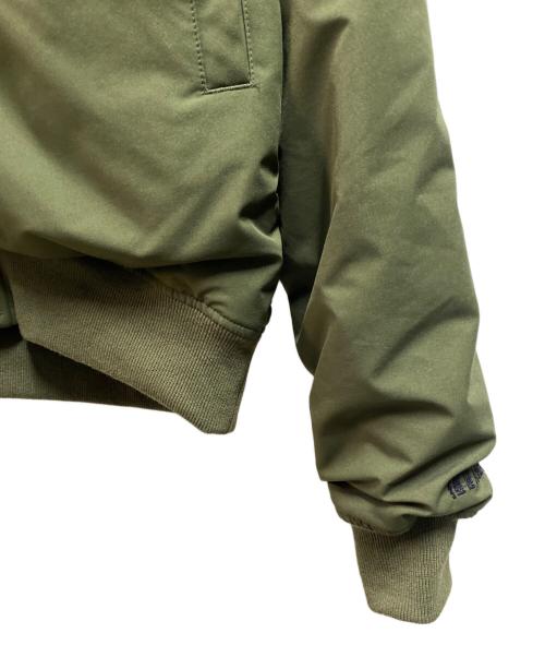 felkod（フィルコッド）felkod (フィルコッド) High Neck Hood MA-1 フードジャケット グリーン サイズ:Lの古着・服飾アイテム