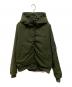 felkod（フィルコッド）の古着「High Neck Hood MA-1 フードジャケット」｜グリーン