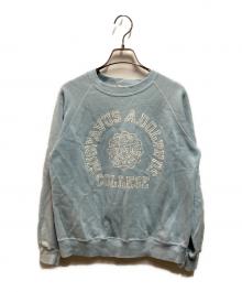 COLLEGIATE PACIFIC（カレッジパシフィック）の古着「70-80's カレッジラグランスウェット」｜スカイブルー