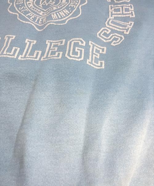 COLLEGIATE PACIFIC（カレッジパシフィック）COLLEGIATE PACIFIC (カレッジパシフィック) 70-80's カレッジラグランスウェット スカイブルー サイズ:Mの古着・服飾アイテム