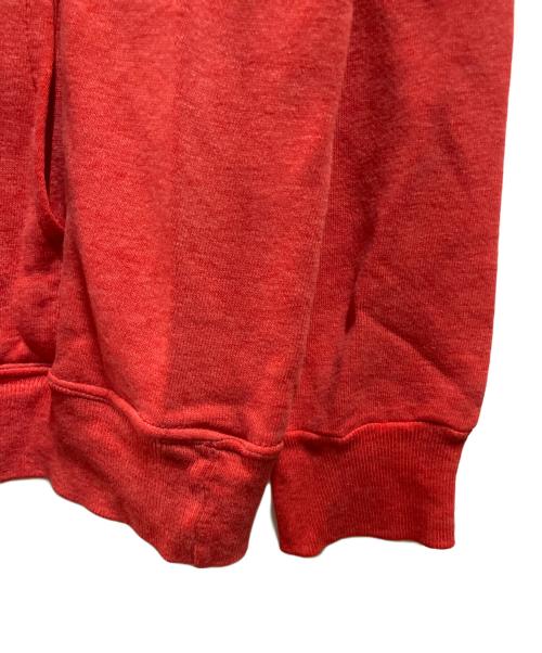 Champion（チャンピオン）Champion (チャンピオン) 80'sフロッキープリントパーカー レッド サイズ:Mの古着・服飾アイテム