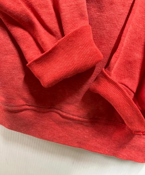 Champion（チャンピオン）Champion (チャンピオン) 80'sフロッキープリントパーカー レッド サイズ:Mの古着・服飾アイテム