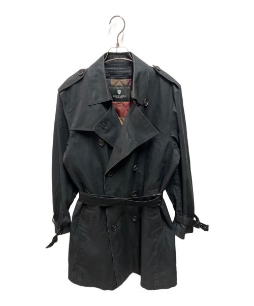 BLACK LABEL CRESTBRIDGE（ブラックレーベル クレストブリッジ）BLACK LABEL CRESTBRIDGE (ブラックレーベル クレストブリッジ) トレンチコート ブラック サイズ:LLの古着・服飾アイテム