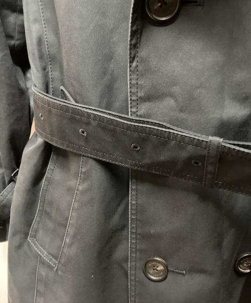 BLACK LABEL CRESTBRIDGE（ブラックレーベル クレストブリッジ）BLACK LABEL CRESTBRIDGE (ブラックレーベル クレストブリッジ) トレンチコート ブラック サイズ:LLの古着・服飾アイテム