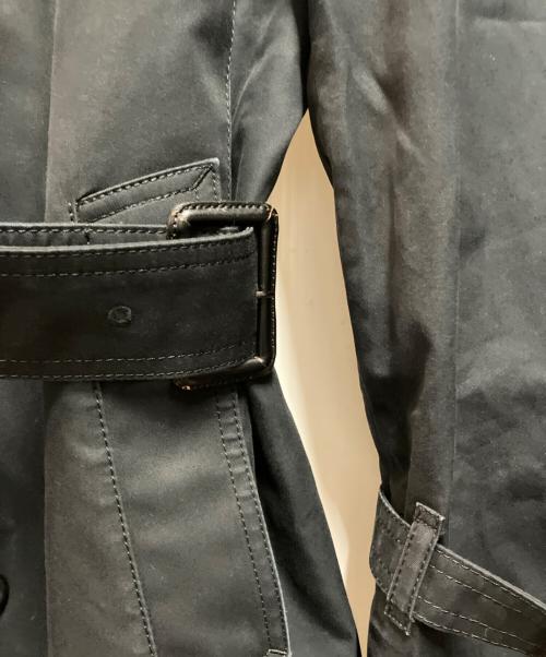 BLACK LABEL CRESTBRIDGE（ブラックレーベル クレストブリッジ）BLACK LABEL CRESTBRIDGE (ブラックレーベル クレストブリッジ) トレンチコート ブラック サイズ:LLの古着・服飾アイテム