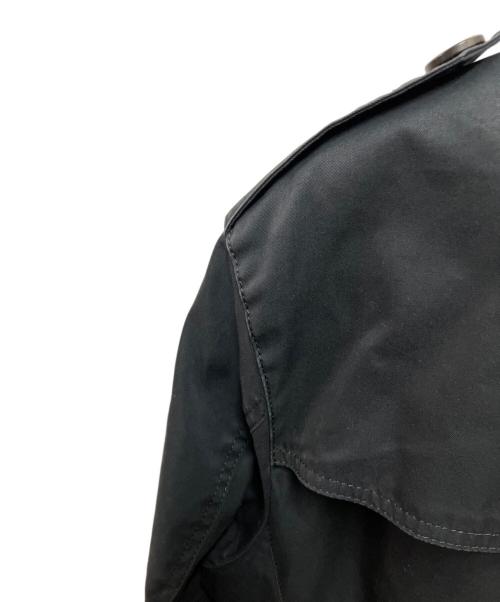 BLACK LABEL CRESTBRIDGE（ブラックレーベル クレストブリッジ）BLACK LABEL CRESTBRIDGE (ブラックレーベル クレストブリッジ) トレンチコート ブラック サイズ:LLの古着・服飾アイテム