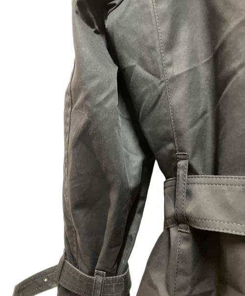 BLACK LABEL CRESTBRIDGE（ブラックレーベル クレストブリッジ）BLACK LABEL CRESTBRIDGE (ブラックレーベル クレストブリッジ) トレンチコート ブラック サイズ:LLの古着・服飾アイテム