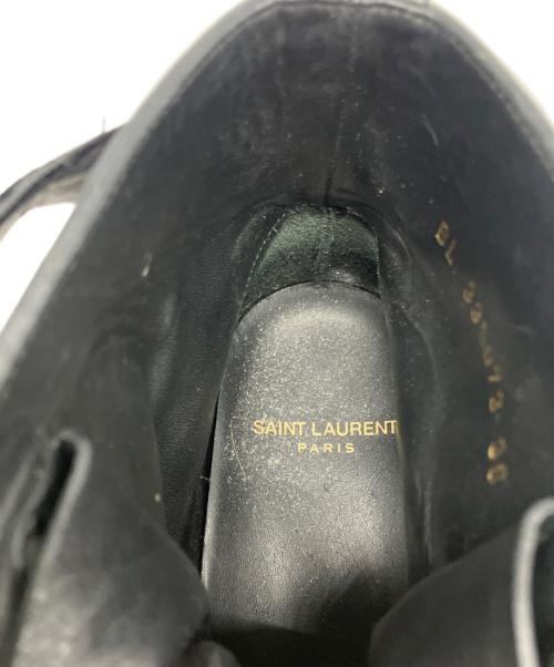 Saint Laurent Paris（サンローランパリ）Saint Laurent Paris (サンローランパリ) スタッズバイカーブーツ ブラック サイズ:36の古着・服飾アイテム