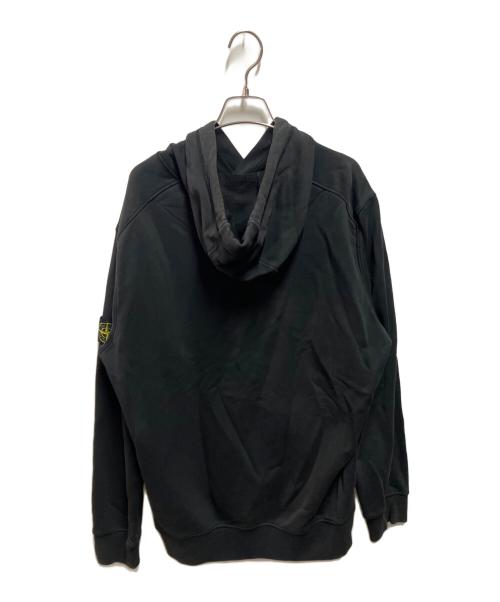 STONE ISLAND（ストーンアイランド）STONE ISLAND (ストーンアイランド) ワッペンロゴパーカー ブラック サイズ:ＸＬの古着・服飾アイテム