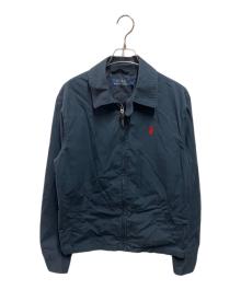 POLO RALPH LAUREN（ポロ・ラルフローレン）の古着「スイングトップ」｜ネイビー