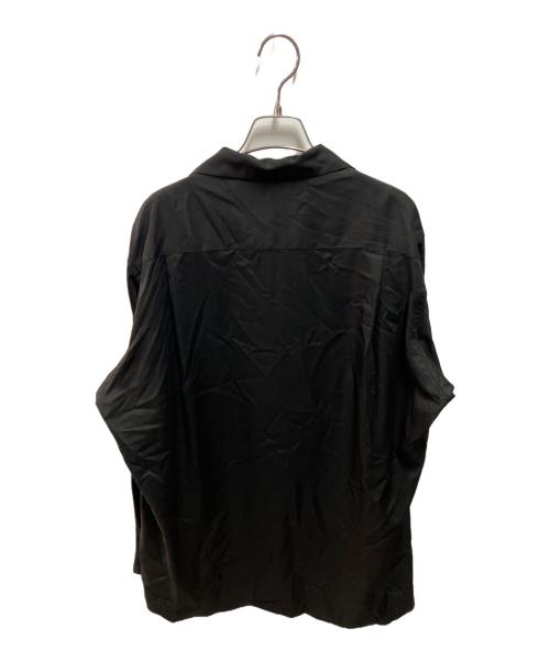 s'yte（サイト）s'yte (サイト) RAYON TWILL OPEN COLLAR SHIRT ブラック サイズ:2の古着・服飾アイテム