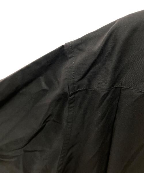 s'yte（サイト）s'yte (サイト) RAYON TWILL OPEN COLLAR SHIRT ブラック サイズ:2の古着・服飾アイテム
