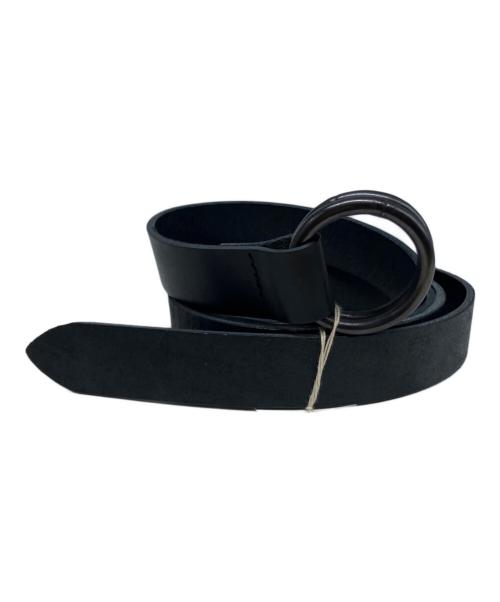 s'yte（サイト）s'yte (サイト) COW LEATHER25MM LONG RING BELT ブラック 未使用品の古着・服飾アイテム