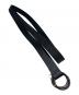 s'yte (サイト) COW LEATHER25MM LONG RING BELT ブラック 未使用品：8000円