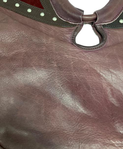 DIESEL（ディーゼル）DIESEL (ディーゼル) 半月型 ワンショルダーバッグ パープルの古着・服飾アイテム