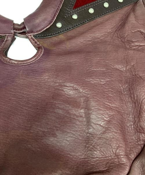 DIESEL（ディーゼル）DIESEL (ディーゼル) 半月型 ワンショルダーバッグ パープルの古着・服飾アイテム