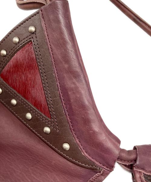 DIESEL（ディーゼル）DIESEL (ディーゼル) 半月型 ワンショルダーバッグ パープルの古着・服飾アイテム