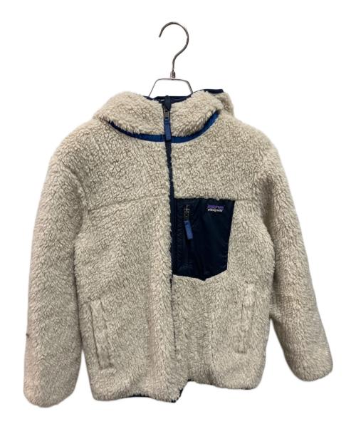 Patagonia（パタゴニア）Patagonia (パタゴニア) リバーシブル・レディ・フレディ・フーディ ホワイト サイズ:XL(キッズ規格)の古着・服飾アイテム