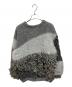Ameri (アメリ) UND MIX YARN PATCHWORK KNIT CARDIGAN グレー サイズ:ＦＲＥＥ 未使用品：14000円