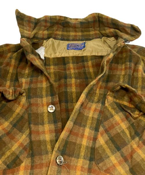 PENDLETON（ペンドルトン）PENDLETON (ペンドルトン) 60’S～70’S ボードシャツ ブラウン サイズ:Ｍの古着・服飾アイテム