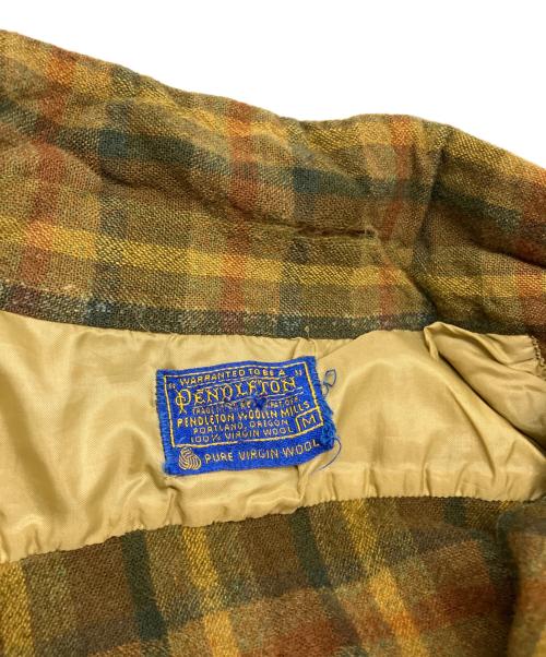 PENDLETON（ペンドルトン）PENDLETON (ペンドルトン) 60’S～70’S ボードシャツ ブラウン サイズ:Ｍの古着・服飾アイテム