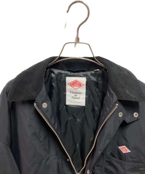 DANTON（ダントン）DANTON (ダントン) NYLON TAFFETA COVERALL JACKET ブラック サイズ:36の古着・服飾アイテム