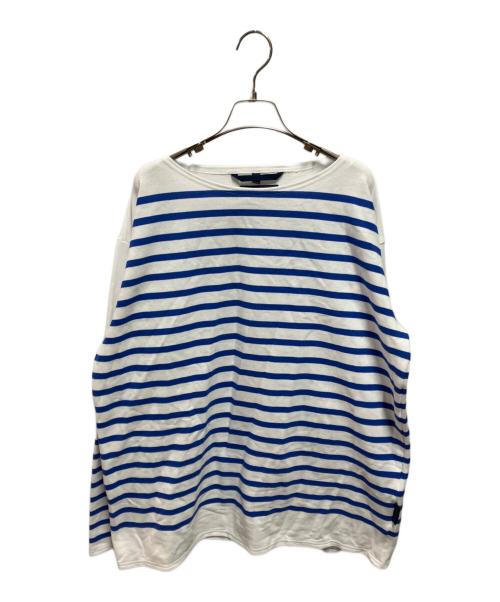 LAVENHAM（ラベンハム）LAVENHAM (ラベンハム) Le minor (ルミノア) Sailor Shirt ブルー×ホワイト サイズ:XLの古着・服飾アイテム