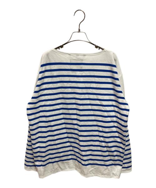 LAVENHAM（ラベンハム）LAVENHAM (ラベンハム) Le minor (ルミノア) Sailor Shirt ブルー×ホワイト サイズ:XLの古着・服飾アイテム
