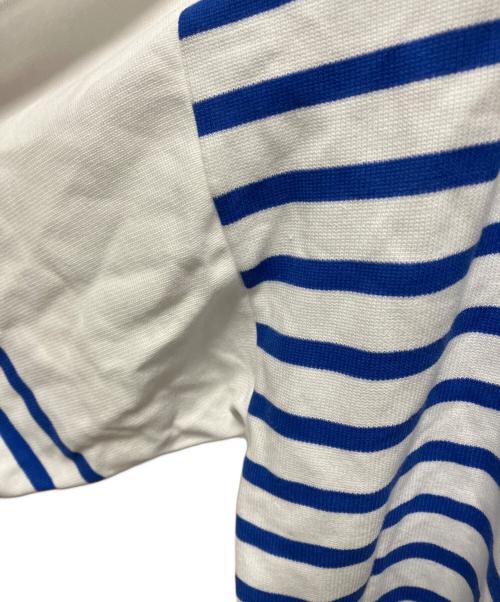 LAVENHAM（ラベンハム）LAVENHAM (ラベンハム) Le minor (ルミノア) Sailor Shirt ブルー×ホワイト サイズ:XLの古着・服飾アイテム