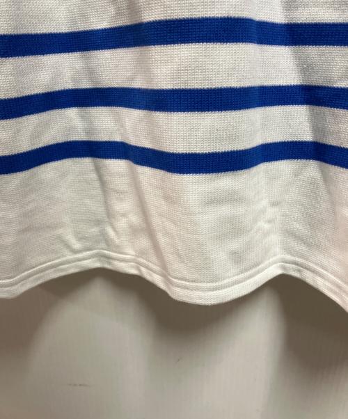 LAVENHAM（ラベンハム）LAVENHAM (ラベンハム) Le minor (ルミノア) Sailor Shirt ブルー×ホワイト サイズ:XLの古着・服飾アイテム