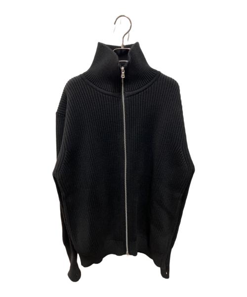 ANDERSEN-ANDERSEN（アンデルセン アンデルセン）ANDERSEN-ANDERSEN (アンデルセン アンデルセン) ドライバーズニット ブラック サイズ:XLの古着・服飾アイテム