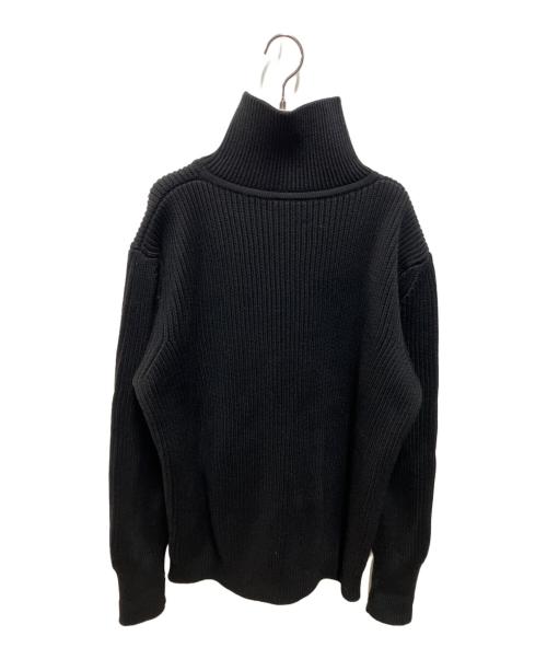 ANDERSEN-ANDERSEN（アンデルセン アンデルセン）ANDERSEN-ANDERSEN (アンデルセン アンデルセン) ドライバーズニット ブラック サイズ:XLの古着・服飾アイテム