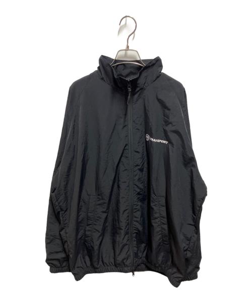 TRANSPORT（トランスポート）TRANSPORT (トランスポート) tokishirazu (トキシラズ) 25SS 別注 TP NYLON TRACK JACKET ブラック サイズ:XLの古着・服飾アイテム