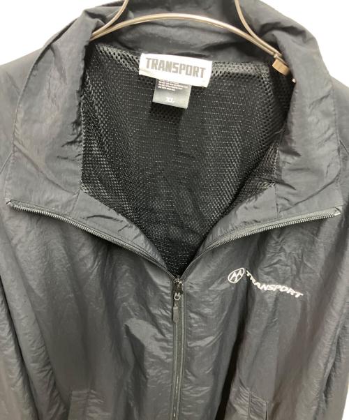 TRANSPORT（トランスポート）TRANSPORT (トランスポート) tokishirazu (トキシラズ) 25SS 別注 TP NYLON TRACK JACKET ブラック サイズ:XLの古着・服飾アイテム