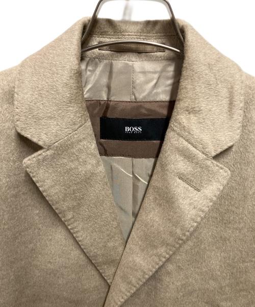 BOSS（ボス）BOSS (ボス) ウール混チェスターコート COLOMBO ベージュ サイズ:48の古着・服飾アイテム