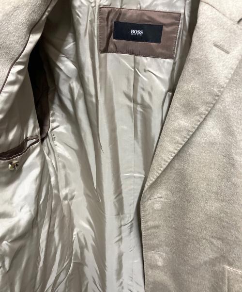 BOSS（ボス）BOSS (ボス) ウール混チェスターコート COLOMBO ベージュ サイズ:48の古着・服飾アイテム