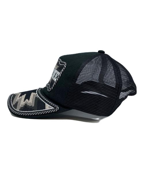 SUPREME（シュプリーム）SUPREME (シュプリーム) WESTERN EMBROIDERED MESH CAP ブラックの古着・服飾アイテム