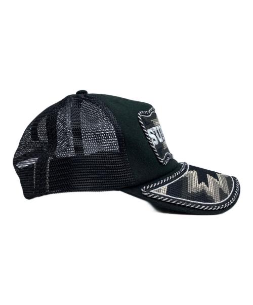 SUPREME（シュプリーム）SUPREME (シュプリーム) WESTERN EMBROIDERED MESH CAP ブラックの古着・服飾アイテム